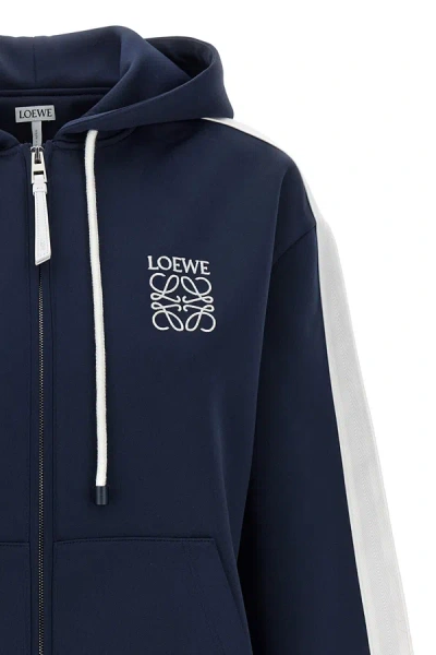 Shop Loewe Women 'marine' Hoodie In Blue