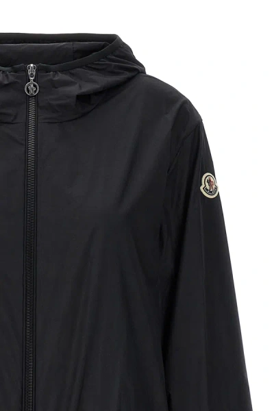 Shop Moncler Women 'fegeo' Hooded Jacket In Black