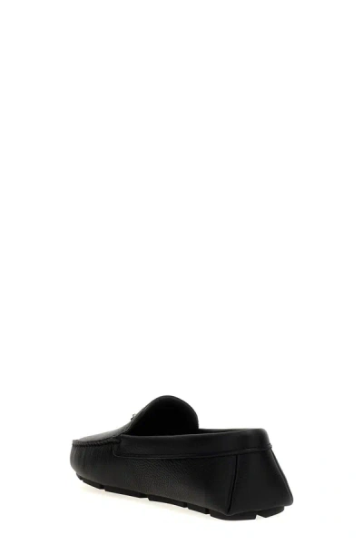 Shop Prada Men 'driver' Loafers In Black