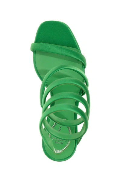 Shop René Caovilla Women 'cleo' Sandals In Green