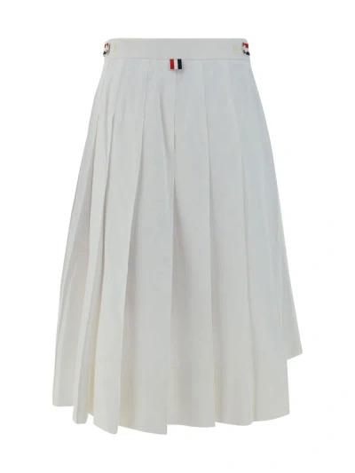 Shop Thom Browne Women Skirt In White
