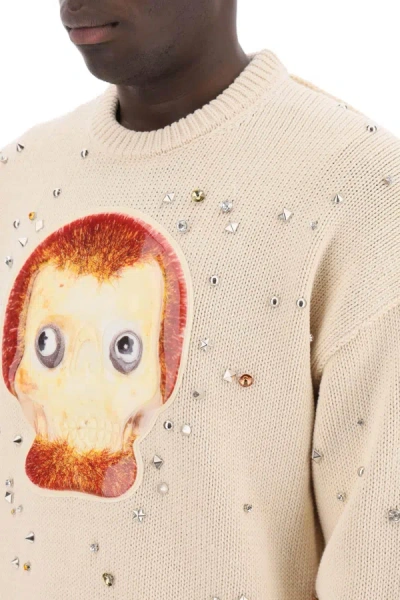 Shop Acne Studios "studded Pullover With Animation