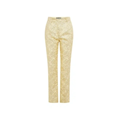 Shop Dolce & Gabbana Baroque Embroidered Pants