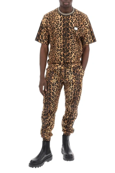 Shop Dolce & Gabbana Leopard Print T Shirt With