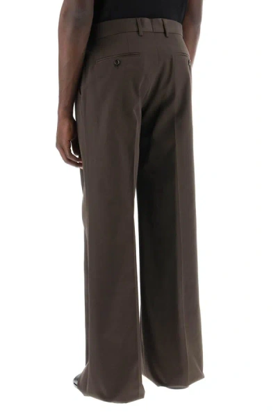 Shop Dolce & Gabbana Tailored Cotton Trousers For Men