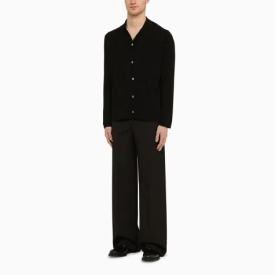 Shop Drumohr Black Cotton Shirt