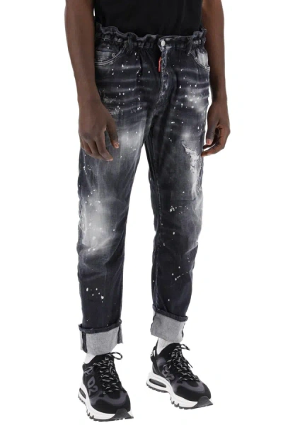 Shop Dsquared2 Black Ripped Wash Big Brother Jeans For Men