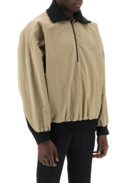 Shop Fear Of God "half Zip Track Jacket With