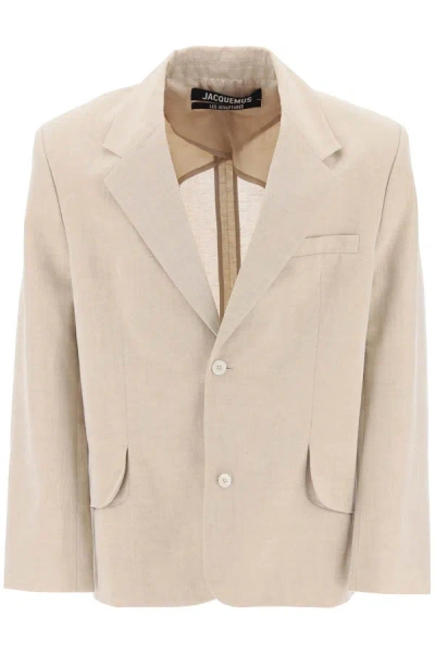 Shop Jacquemus "single Breasted Jacket Titled The