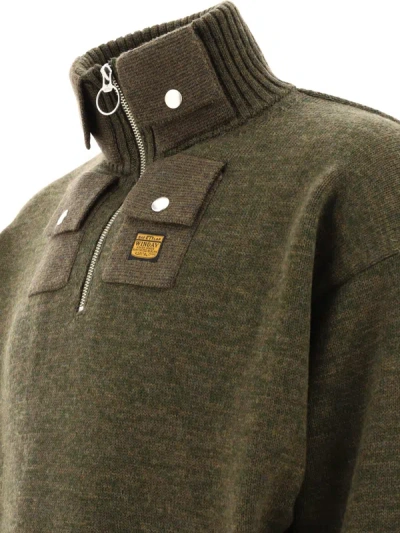 Shop Kapital "8 G" Half Zip Sweater