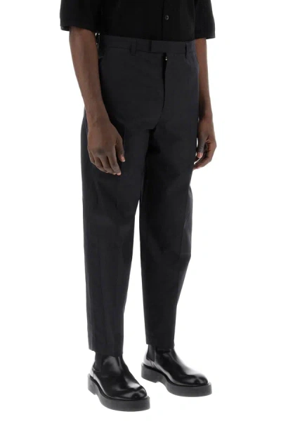 Shop Lemaire Cotton And Silk Carrot Pants For Men