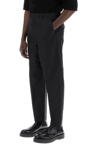 Shop Lemaire Cotton And Silk Carrot Pants For Men