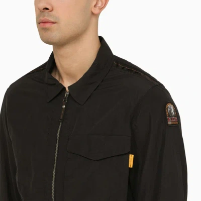 Shop Parajumpers Black Nylon And Cotton Rayner Jacket