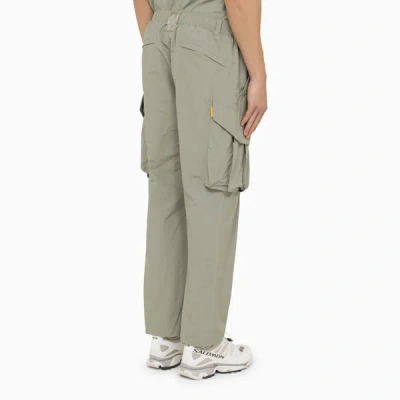 Shop Parajumpers Edmund Grey Shadow Nylon Trousers