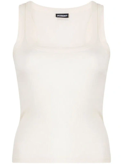 Shop Jacquemus Top In White