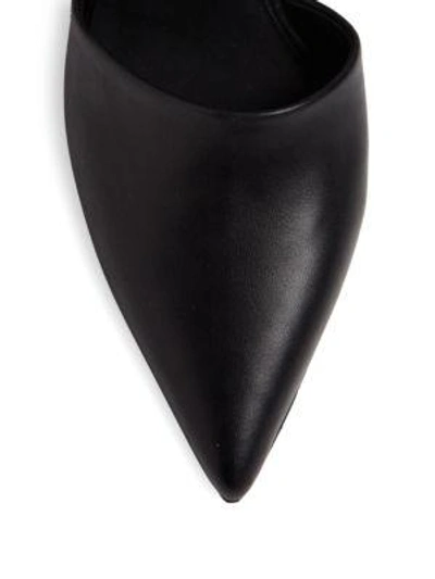 Shop Vince Claire Choked Up Leather D'orsay Pumps In Black