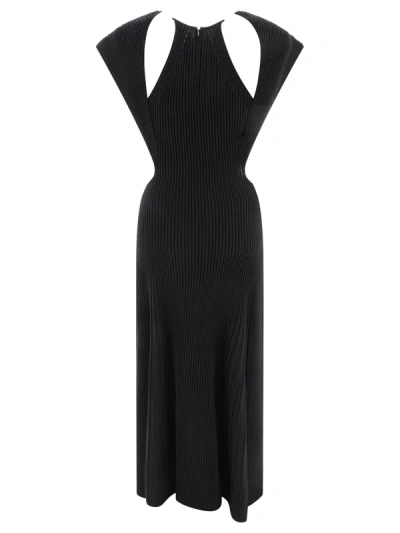 Chloé Women Abito Maxi Con Dettagli Cut-out In Black