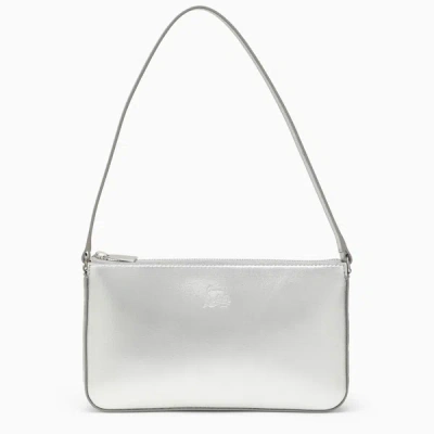 Shop Christian Louboutin Silver Leather Shoulder Bag