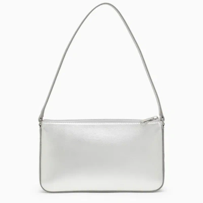 Shop Christian Louboutin Silver Leather Shoulder Bag