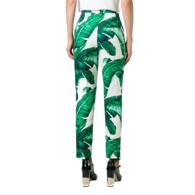 Shop Dolce & Gabbana Banana Leaf Trousers