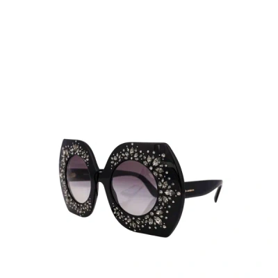 Dolce & Gabbana Crystal Sunglasses Women In Black