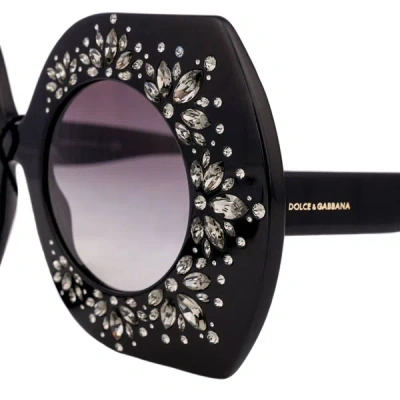 Shop Dolce & Gabbana Crystal Sunglasses