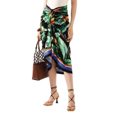 Shop Dolce & Gabbana Longette Wrap Around Skirt