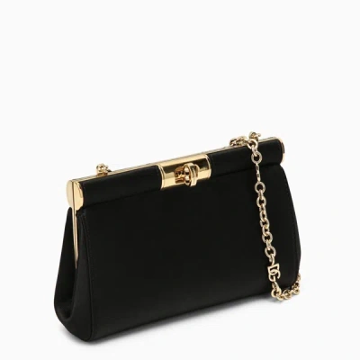 Shop Dolce & Gabbana Dolce&gabbana Small Black Marlene Shoulder Bag