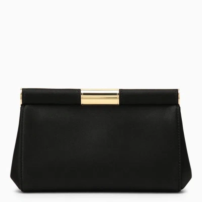 Shop Dolce & Gabbana Dolce&gabbana Small Black Marlene Shoulder Bag