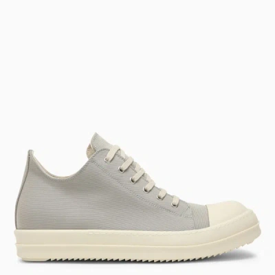 Shop Drkshdw Lido Low Pearl Grey Canvas Sneakers