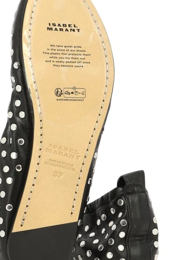 Shop Isabel Marant "belna" Studded Ballet Flats