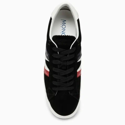 Shop Moncler Black Monaco M Sneakers