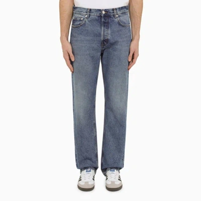 Shop Séfr Regular Washed Denim Jeans