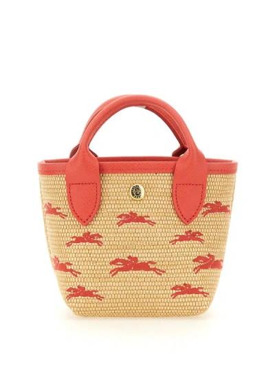 Shop Longchamp Le Panier Pliage Xs Bag In Red