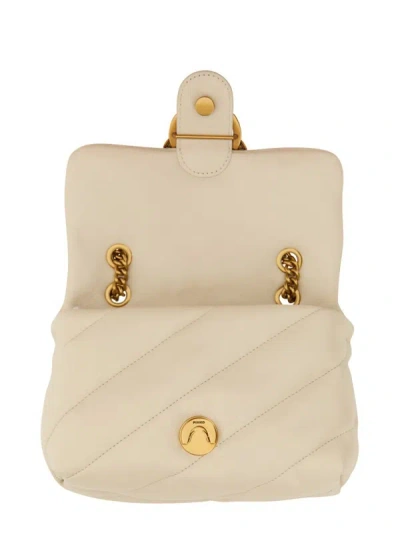 Shop Pinko Love Puff Mini Bag In Ivory