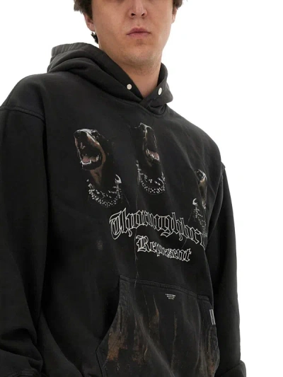 Shop Represent Sweatshirt With Print In Black