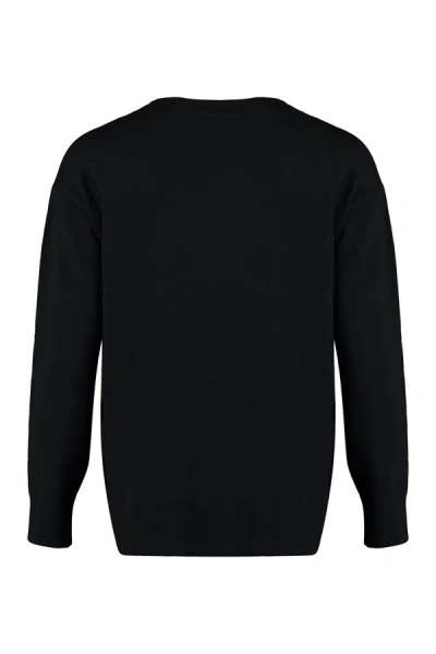 Shop 's Max Mara Amburgo Crew-neck Sweater In Black