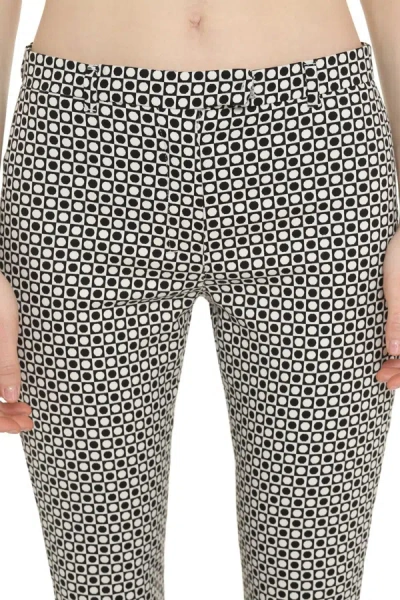 Shop 's Max Mara Belford Jacquard Cotton Trousers In Multicolor