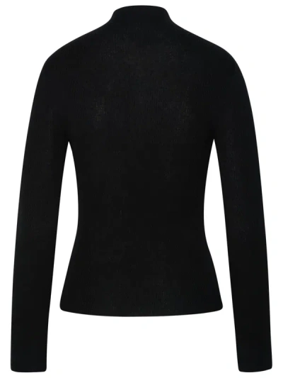 Shop Apc A.p.c. Black Cashmere Blend Sweater