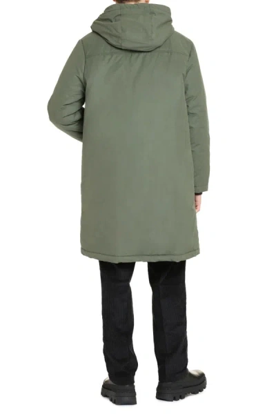 Shop Apc A.p.c. Nylon Parka In Green