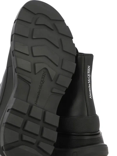 Shop Alexander Mcqueen "tread Slick" Ankle Boots In Black