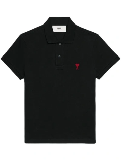 Shop Ami Alexandre Mattiussi Ami Paris T-shirts & Tops In Black