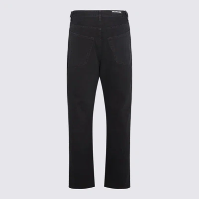 Shop Balenciaga Black Denim Jeans
