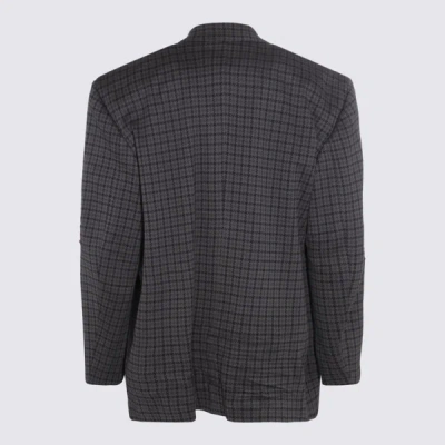 Balenciaga Blazer Jacket In Grey