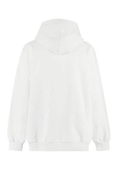Shop Balenciaga Jersey Sweatshirt In White
