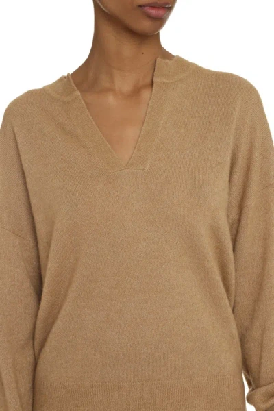 Shop Hugo Boss Boss Alpaca Blend Sweater In Beige