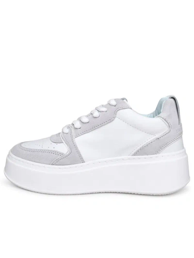 Shop Chiara Ferragni School Sneakers In White Leather