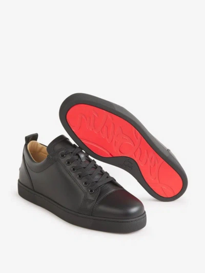 Shop Christian Louboutin Louis Junior Sneakers In Forrado En Cuero