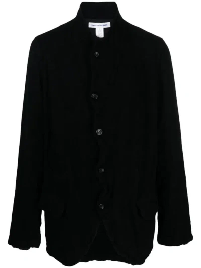Shop Comme Des Garçons Mens Jacket Woven Clothing In Black