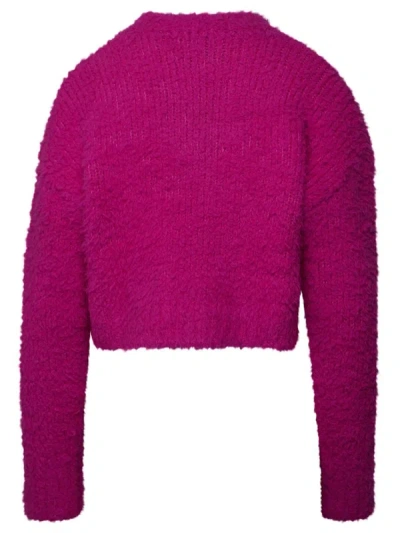 Shop Crush Fuchsia Cashmere Blend Sweater In Fucsia